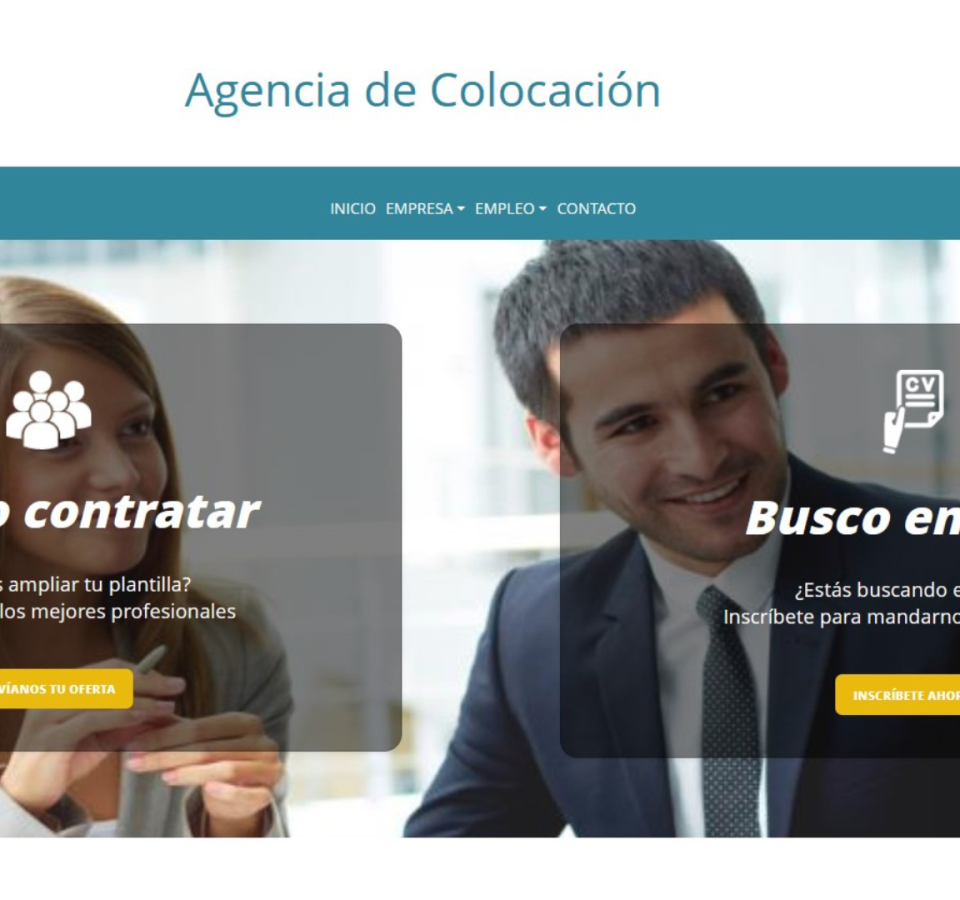 #Portal de la Agencia de colocación