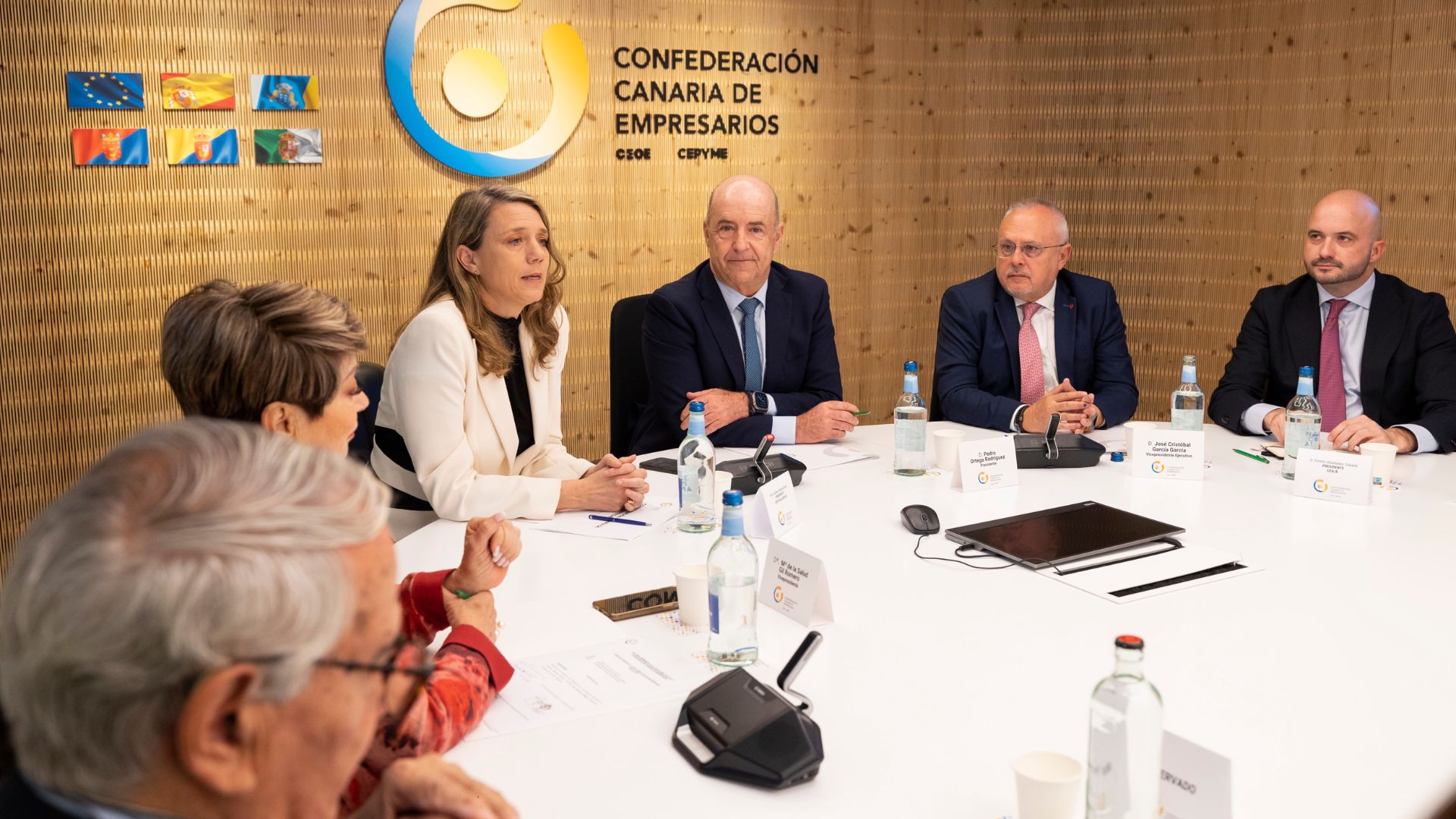 Visita de Ángela de Miguel, presidenta de CEOE Valladolid y candidata a la presidencia de CEPYME