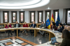 Reunión de la CCE con el Gobierno de Canarias y representantes empresariales del comercio para analizar el impacto de las transacciones comerciales realizadas a través de internet en las Islas