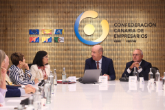 Reunión del Comité Ejecutivo de la CCE con Carolina Darías, Alcadesa de Las Palmas de Gran Canaria