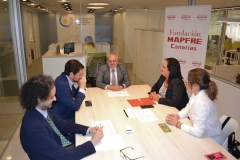 Fundación MAPFRE Canarias presenta a la CCE el Programa de ayudas al empleo Accedemos destinado a pymes y autónomos