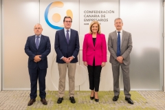 Celebración de la Junta Directiva para la proclamación de candidatos para el próximo mandato empresarial de la CCE, que contó con la presencia del Presidente de la CEOE, Antonio Garamendi y la presidenta de la Fundación CEOE, Fátima Báñez