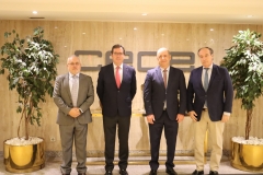 Encuentro con el Presidente de CEOE, Antonio Garamendi, y con el Secretario General, José Alberto González-Ruiz, en la sede institucional de CEOE