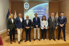 Presentación del II Congreso Aeroespacial de Canarias en la sede de la Cámara de Comercio de Gran Canaria