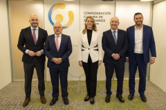 La CCE recibe la visita de Ángela de Miguel, presidenta de la CEOE de Valladolid y candidata a la presidencia de CEPYME