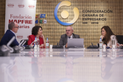 Presentación en la sede de la CCE de la convocatoria de Ayudas al Empleo ACCEDEMOS 2025 de Fundación MAPFRE