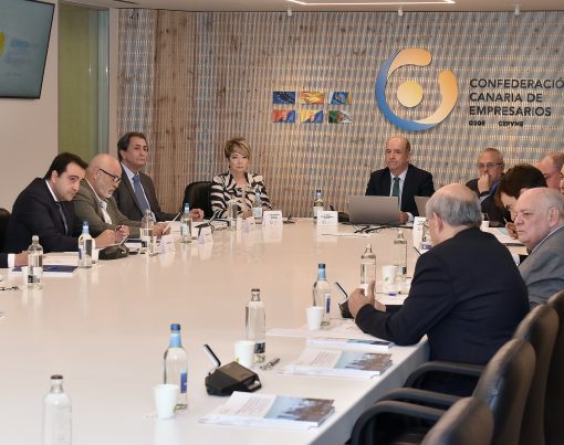 Celebración de la Junta Directiva y el Comité Ejecutivo de la CCE del mes de febrero, en la que se contó con la p
