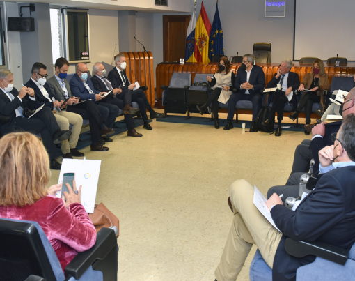 Reunión del Comité Ejecutivo de la CCE con representantes de Nueva Canarias